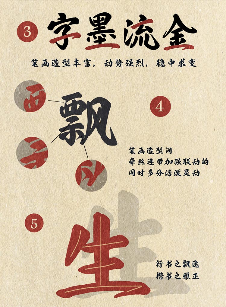 也字工廠浮生行楷 廣告設(shè)計中的靈魂之筆